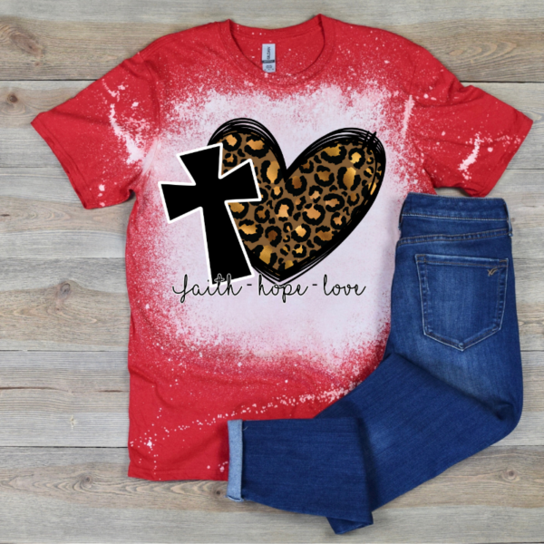 Faith Hope Love Cross Heart