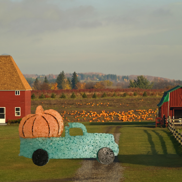 Pumpkin farm truck freshie